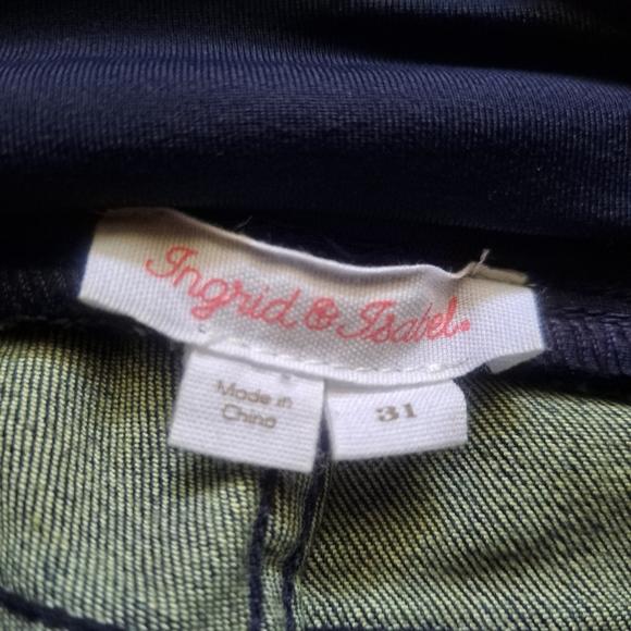 Ingrid & Isabel maternity jeans, size 31, flare legs - Picture 8 of 14